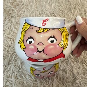 Campbell Kids Soup Mug‎ Set of 2 Vintage 1998 Ceramic Collectible